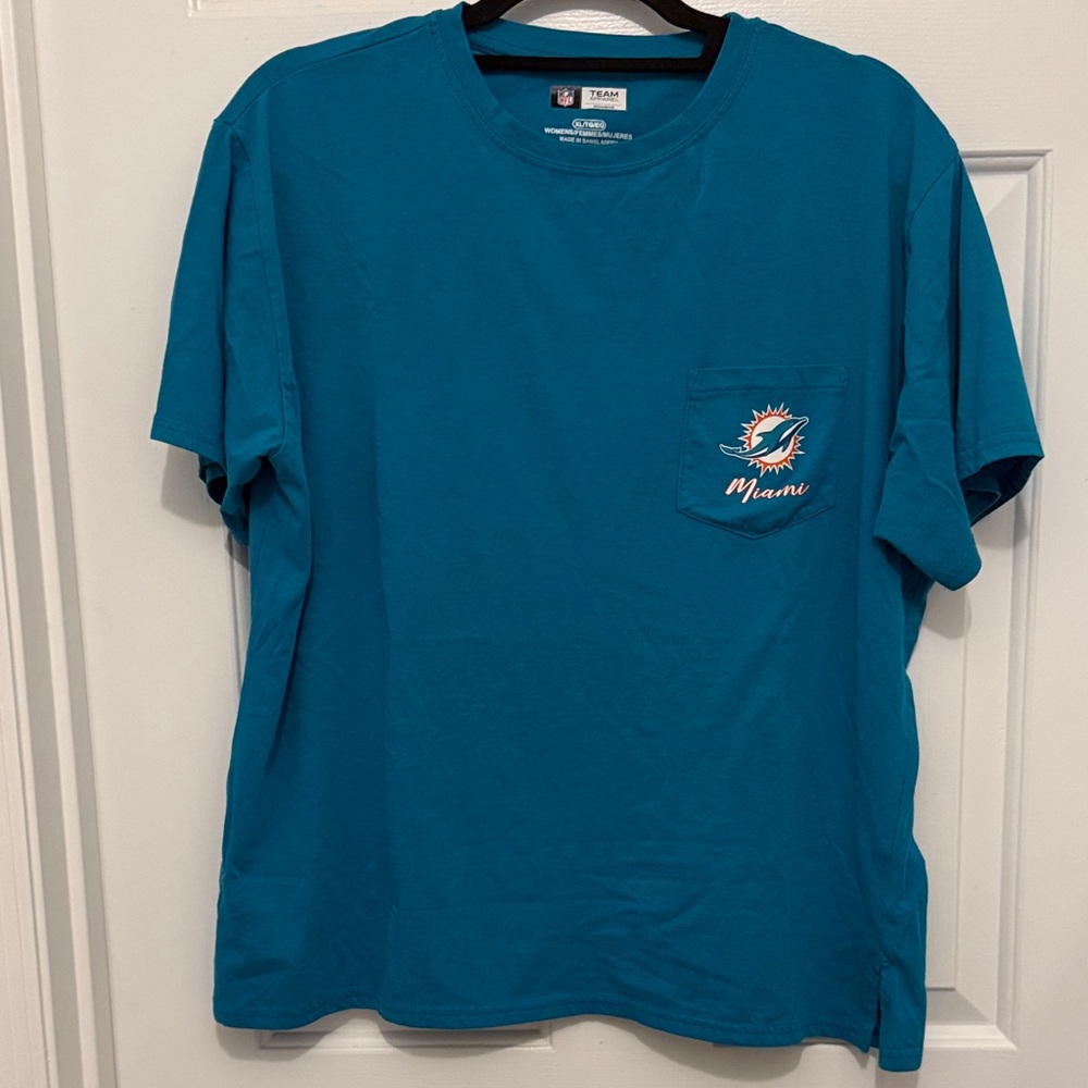 NFL Miami Dolphins Teal Short Sleeve Tee